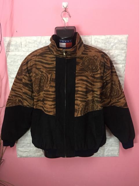 Other Designers Vintage - Vintage Varsity Sweater Tiger Design