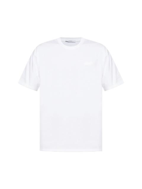 Cotton regular fit t-shirt with logo