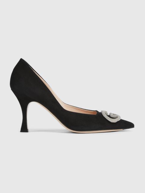 GUCCI Gucci Crystal Interlocking G Pumps