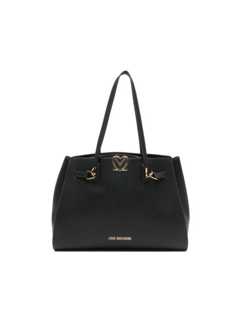 Moschino logo-detail tote bag