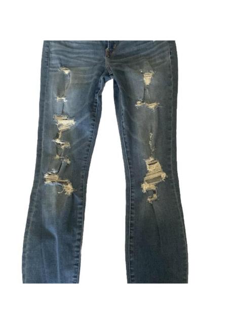 Other Designers Abercrombie & Fitch Women's Blue and Navy Jeans