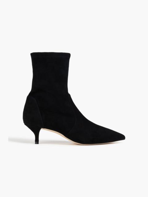 Stuart Weitzman Mara 50 suede ankle boots