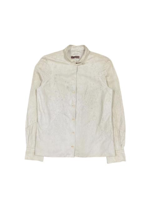 Authentic🔥Loewe Goat Skin/Silk Liner Button Ups Shirt