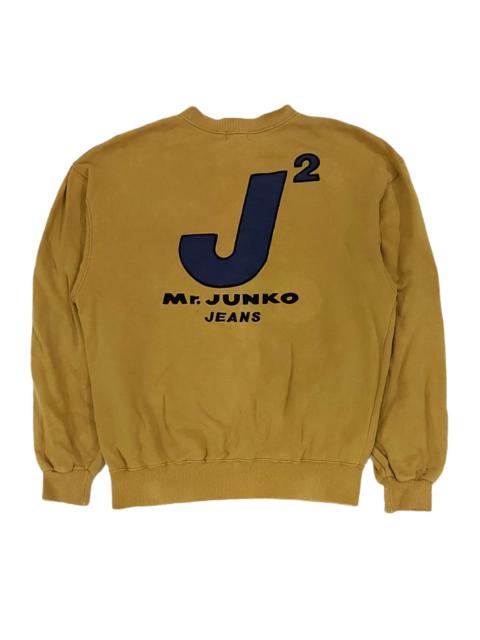 Other Designers RARE! VTG MR. JUNKO "J2" BIG EMBROIDERED SPELL OUT