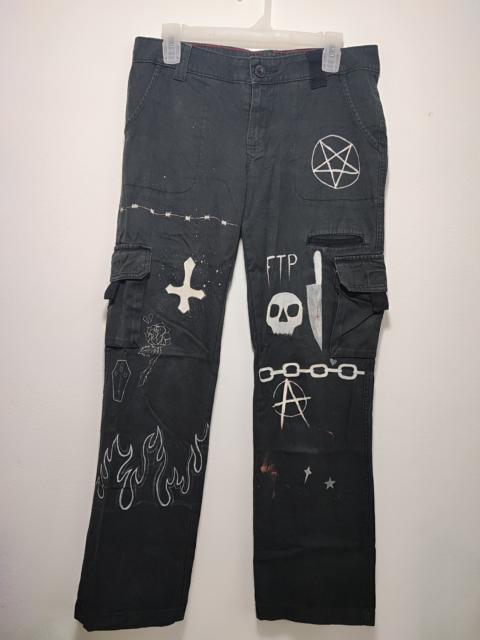 Other Designers Dickies - Cargo Cotton Hand Painted Art Punk Dickes