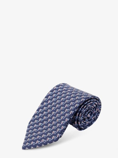 FERRAGAMO Ferragamo Men Silk Tie With Owl Print