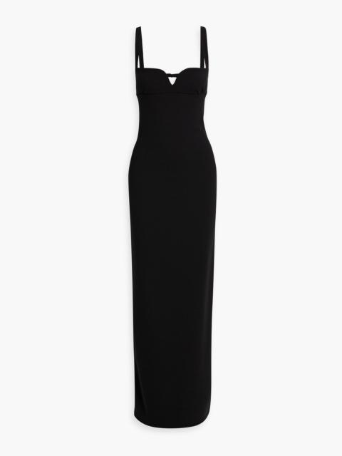 MAGDA BUTRYM Cutout wool-blend crepe maxi dress
