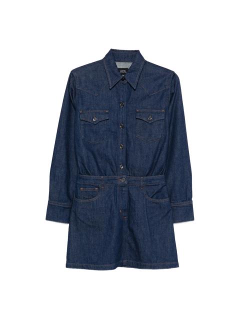 A.P.C. A.P.C. Blue Dresses - Day Dresses Women
