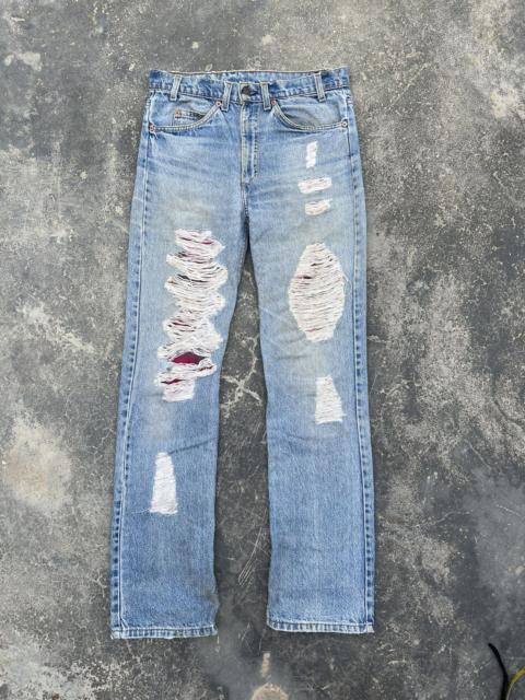 Levi's Levi’s Orange Tab Rugged reconstruct distressed denim