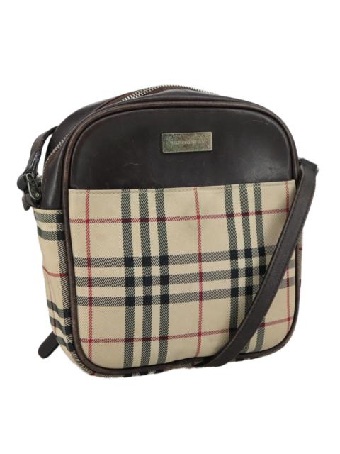 Burberry Burberry Nova Check Shoulder Bag Canvas Beige