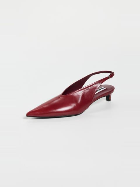Jil Sander Slingback Heels