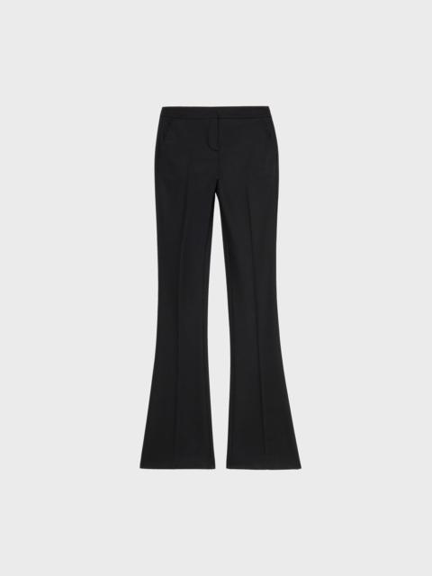 Blumarine TWILL WOOL PIPE TROUSERS