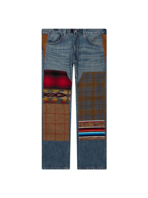Junya Watanabe MAN JUNYA WATANABE MAN X LEVIS PANTS - INDIGO/MULTI