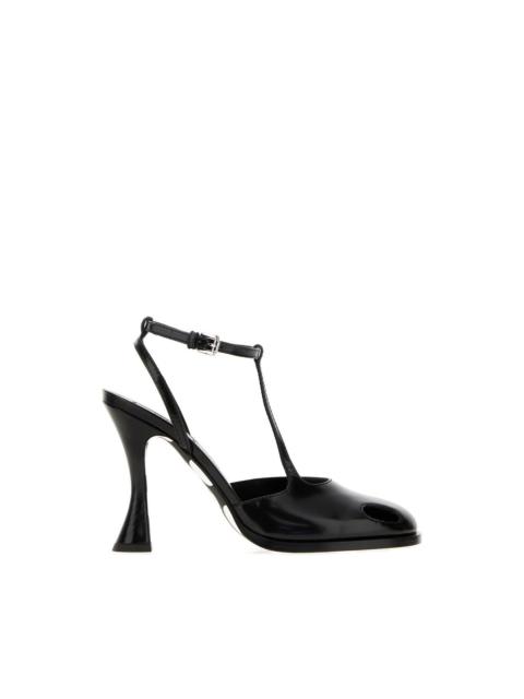 Moschino MOSCHINO 100mm Black Leather Pumps New & Authentic (Women's