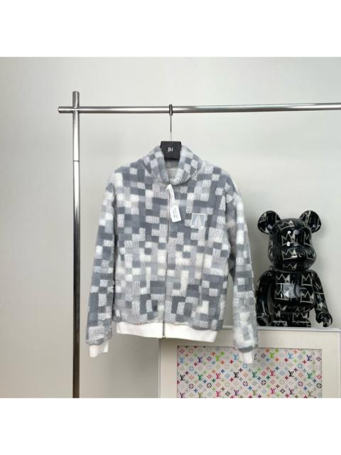 Louis Vuitton LV Louis Vuitton FW24 Color-Block Fleece Jacket
