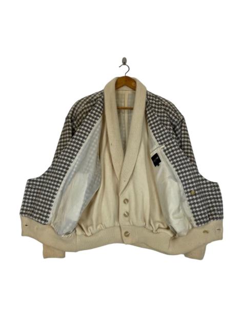 ✨Celine houndstooth wool fabric double layer coat