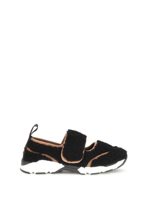 Marni Marni Women Mary Jane Shearling Sneakers