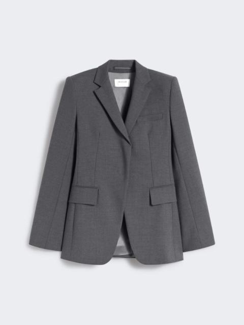 Sportmax Stretch wool jacket - DARK GREY