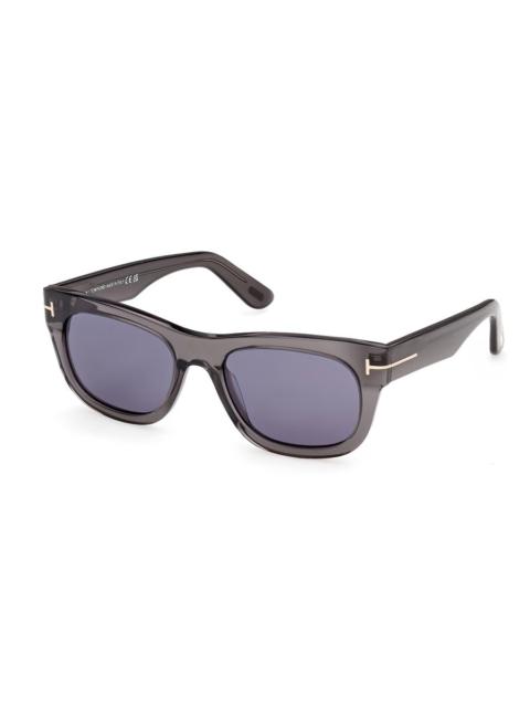 TOM FORD Tom Ford Marshall-02 Dark Blue Rectangular Men's Sunglasses FT1334 20V 54
