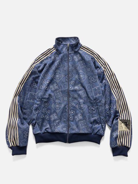 Kapital Smooth Jersey COOKIE Bandana Track JKT Navy
