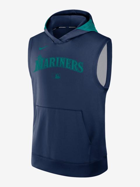 Nike Seattle Mariners Authentic Collection Men’s Nike Dri-FIT MLB Sleeveless Pullover Hoodie