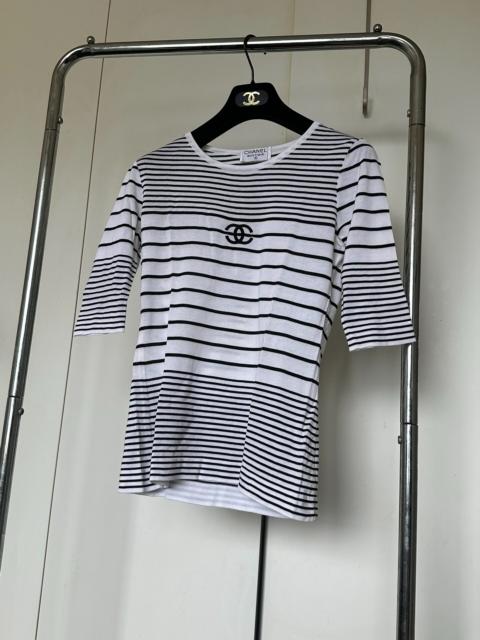 CHANEL Chanel vintage striped T-shirt