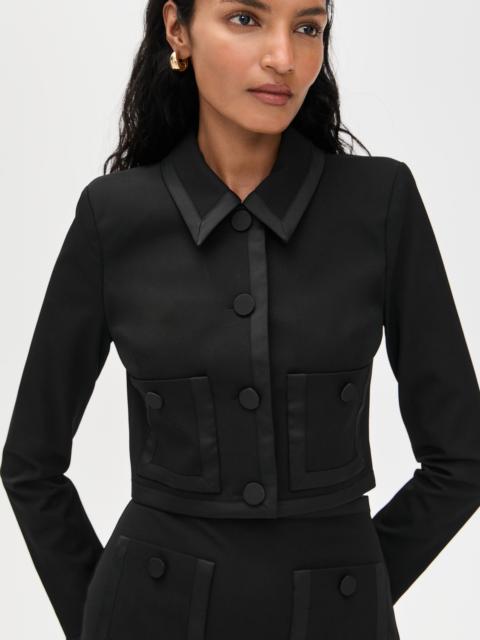 L'AGENCE Blythe Satin Binding Jacket