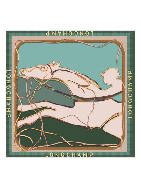 Longchamp A toute Allure Silk scarf 90 Oregano - OTHER