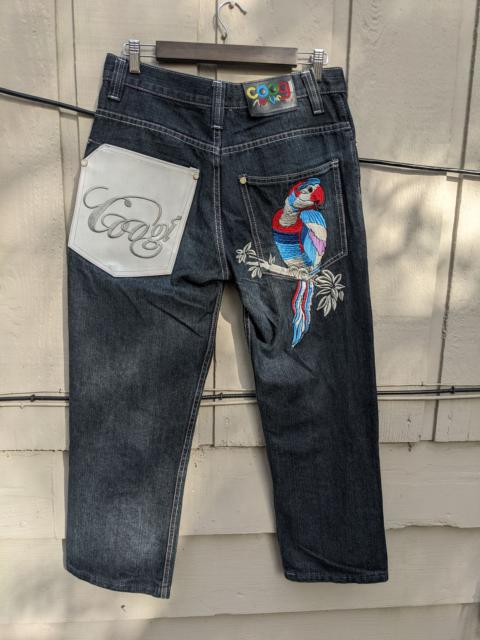 Coogi - Parrot embroidered jeans