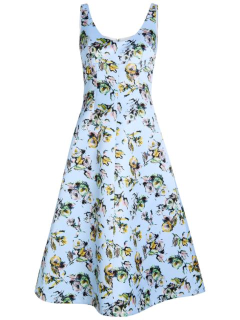 EMILIA WICKSTEAD Emilia Wickstead Abella Floral-print Satin Midi Dress