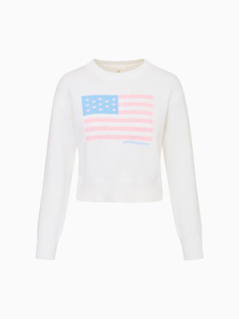LoveShackFancy Ty Cotton Flag Pullover