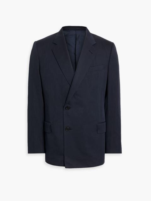Other Designers Double-breasted cotton and silk-blend blazer