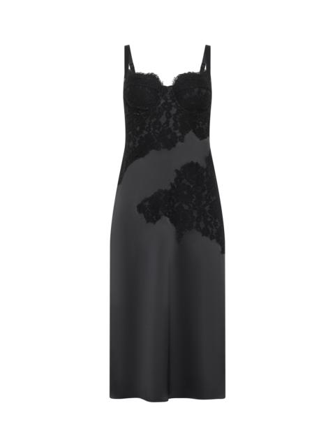 L'AGENCE Fenna Silk Lace Dress