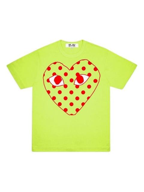 Comme des Garçons PLAY COMME des GARCONS PLAY Pastelle Polka Dot Logo T-Shirt 'Green' AZ-T276-051-2