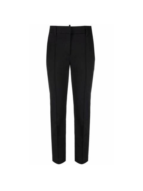 Brunello Cucinelli Brunello Cucinelli Woblack Cotton Tailored Trousers