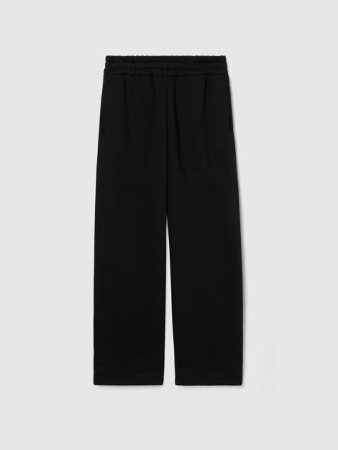 GUCCI Brushed cotton jersey jogging pant