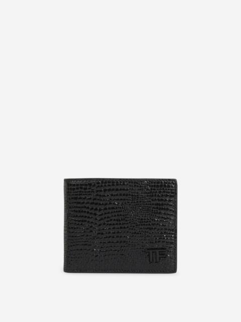 TOM FORD CROCO LOGO WALLET