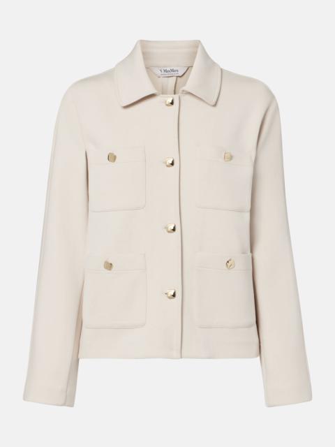 'S Max Mara Armonioso cotton-blend jersey jacket