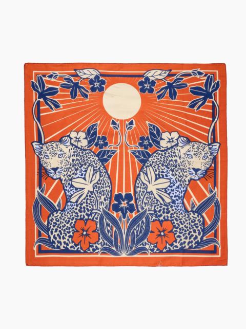Iron Heart FELIX GREEN ORGANIC COTTON "OCHRE OASIS" BANDANA - ORANGE