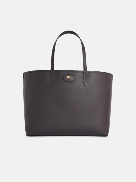 Burberry 'TOTE BLOOMSBURY' MEDIUM REVERSIBLE BROWN LEATHER 'PEAT' BAG