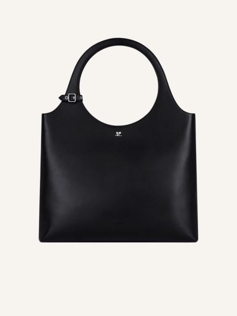 courrèges HOLY DAY LEATHER TOTE BAG