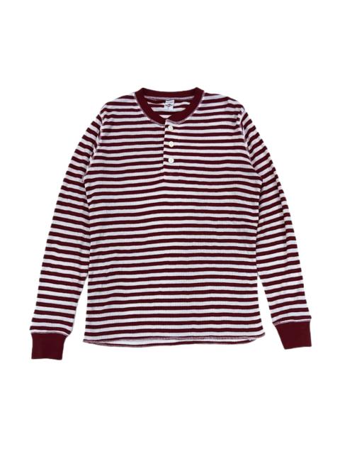 Other Designers Denime - RARE! DENIME JAPAN STRIPED L/SLEEVE HENLEY
