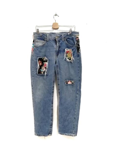 Other Designers Designer - Japanes Brand Patchwork Jeans