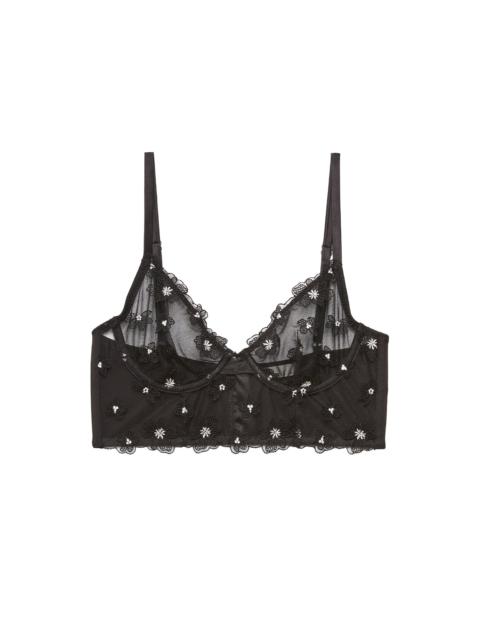 Fleur du Mal Petal Embroidery Longline