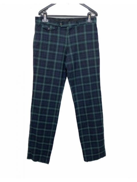 Other Designers Japanese Brand - UNIQLO Tartan Plaid Pleated Pocket Punk Casual Trouser Pant