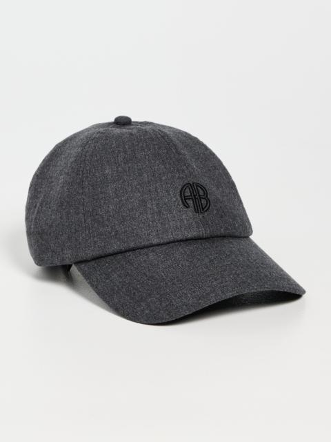 ANINE BING Jeremy 'AB' Monogram Baseball Cap