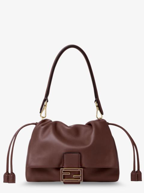 FENDI Fendi Mamma Baguette Medium Leather Crossbody Bag