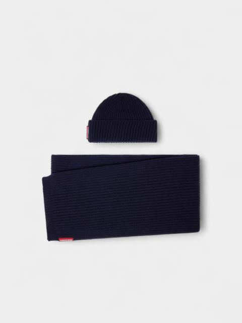 DSQUARED2 SCARF & HAT WARMY KNIT SET
