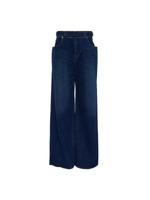 sacai Wide Denim Pants