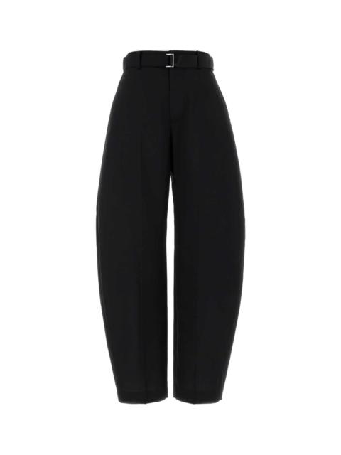 sacai Sacai Women Black Twill Wide-Leg Pant